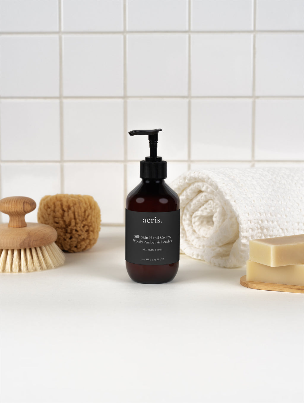Silk Skin Hand Cream, Woody Amber & Leather