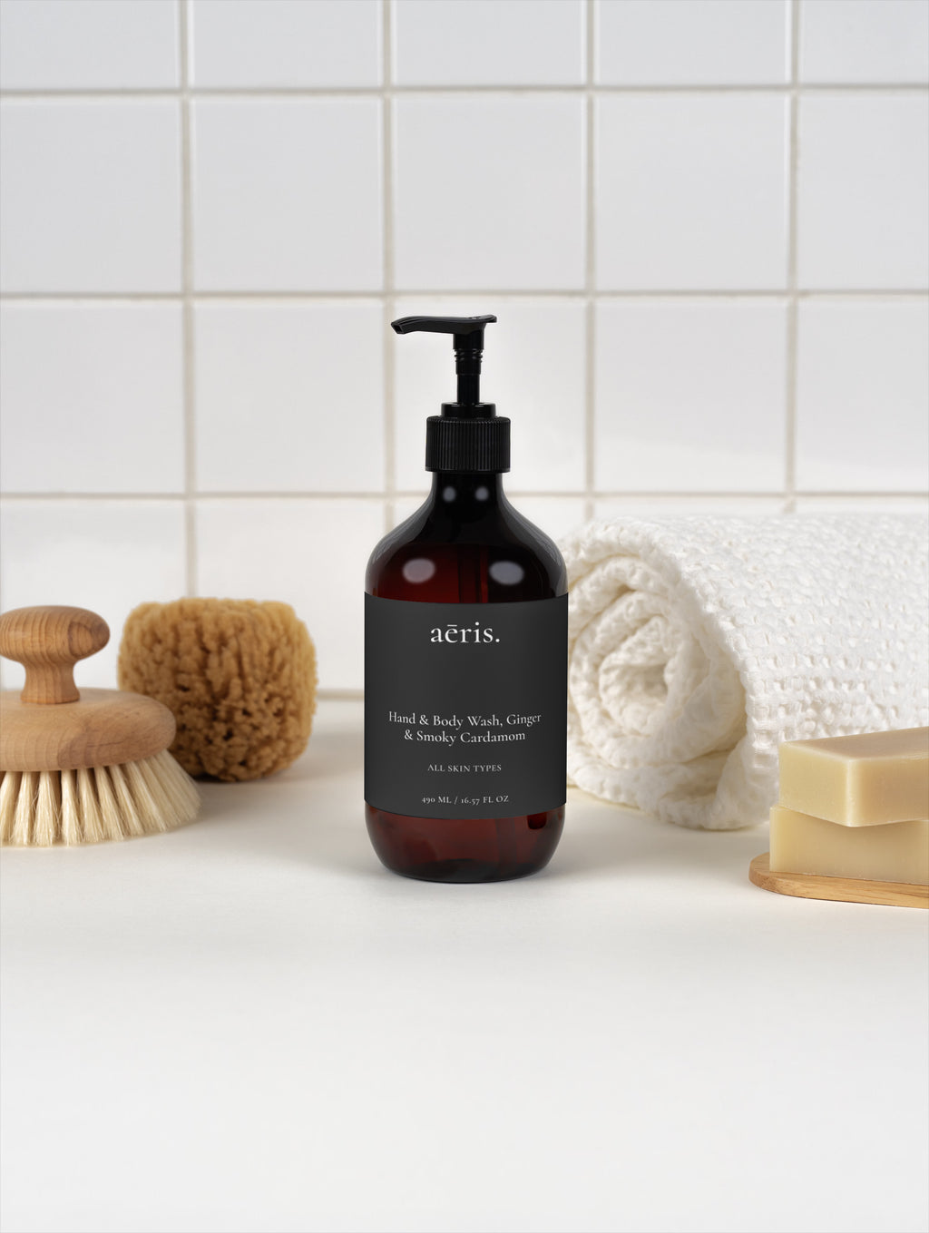 Hand & Body Wash, Ginger & Smoky Cardamom