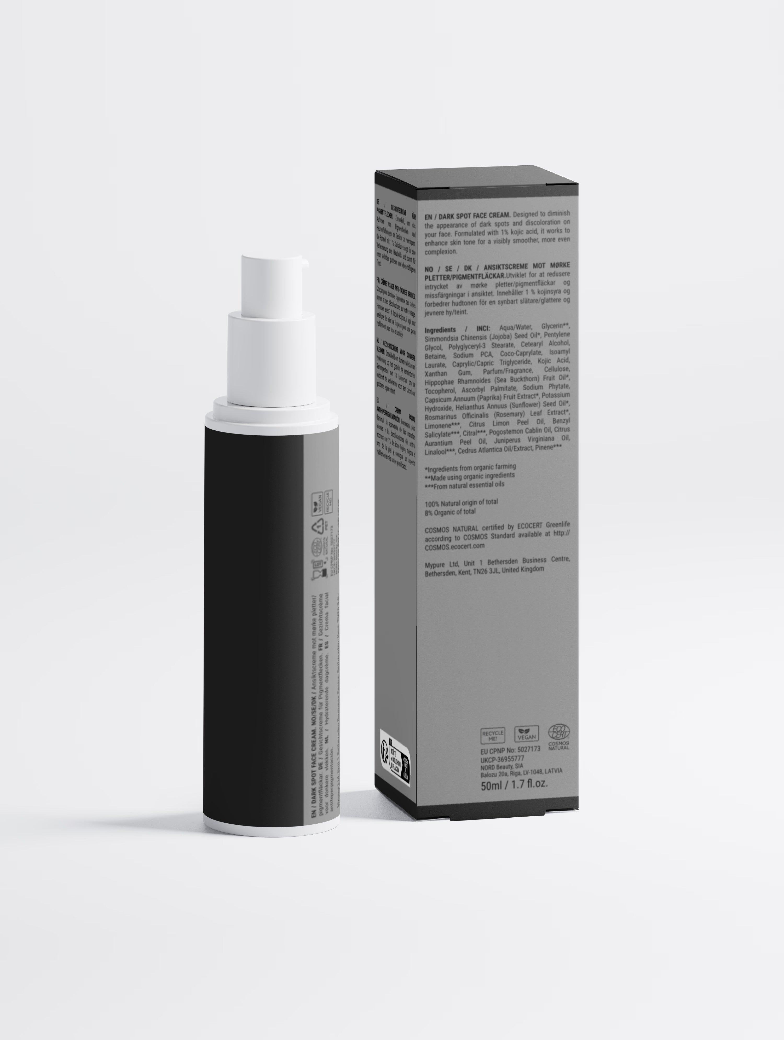 Dark Spot Face Cream with Kojic Acid